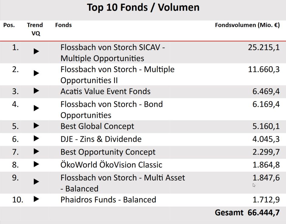 Top Ten Boutiquenfonds